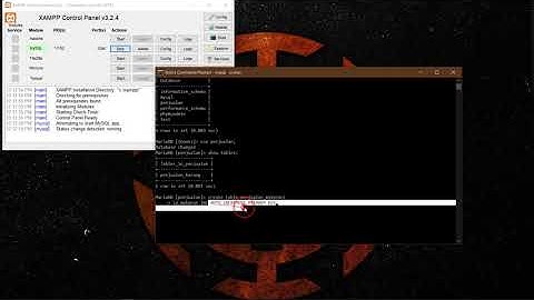 create sql with auto increment || mariadb || CMD