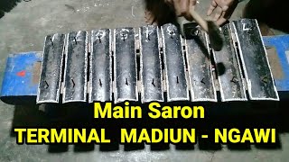 Tutorial main Saron intro Lagu terminal Madiun Ngawi.