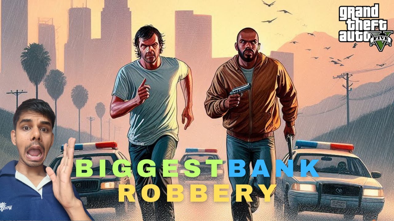 OMG ! Epic Police Chase II Michael and Trevor Robbed Bank in GTA V ...