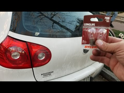 How to Fix a tail light and bulb in a Volkswagen Rabbit Golf GTI and Jetta 2006 2007 2008 2009 2010