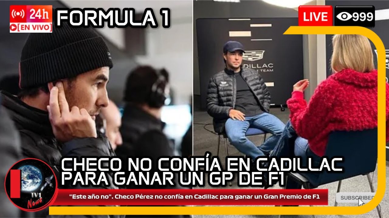 "Este año no": Checo Pérez no confía en Cadillac para ganar un Gran Premio de F1