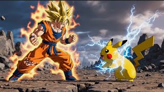 Goku Vs Pikachu With Yash Fighting Video