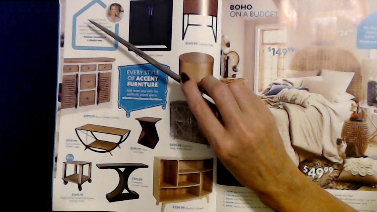 ASMR | At Home Store Catalog Show & Tell w/Pointer (Whisper)