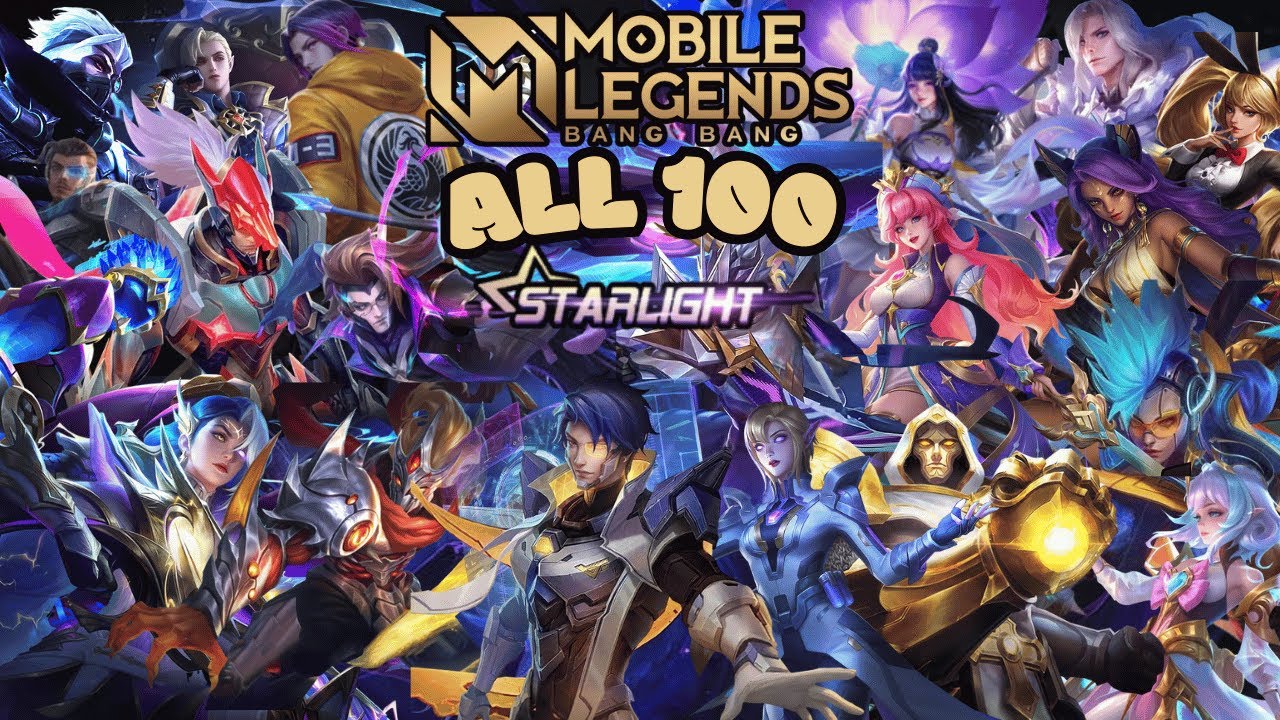 ALL STARLIGHT SKINS MOBILE LEGENDS | 2016-2024
