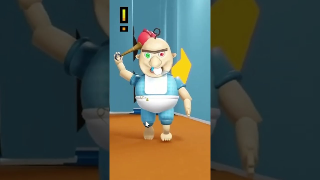 He can climb?! | Baby Bobby Daycare  #Shorts #Roblox #RobloxFunny #Gaming #familyfriendly #cute