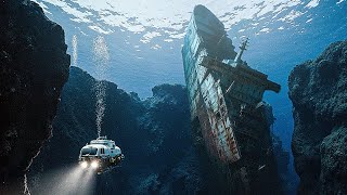 The Impossible Wreck: Lost Ship Found Sunk Straight Up By Diver Drone