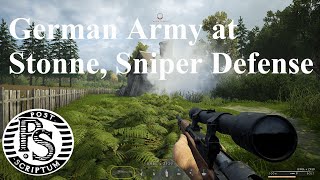 Post Scriptum - German Army holding against the French assault - Sniper - Stonne