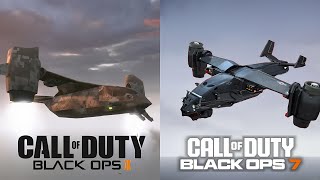 Evolution of VTOL Warship Scorestreak in Call of Duty Black Ops Games