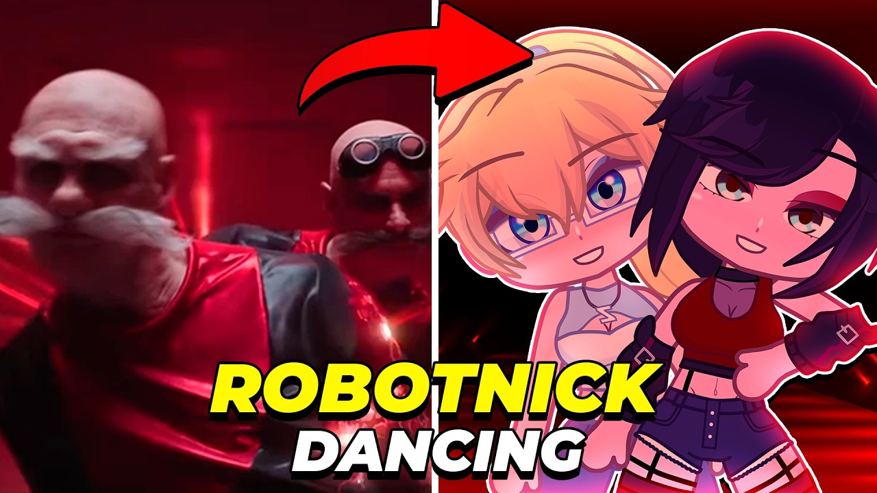 Robotnik dancing in GACHA | ANIMATION | 4K | (Sonic the Hedgehog 3)