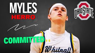Myles Herro, Brother Of Tyler Herro, Commits To Ohio State!