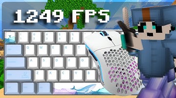 1000 fps Mouse + Keyboard ASMR w/Shaders | Relaxing 💤