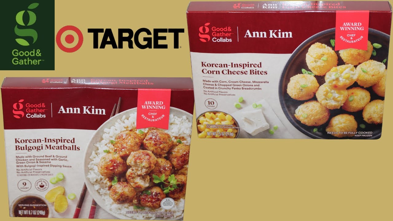 Good & Gather (Target) Collabs Ann Kim Korean-Inspired Corn Cheese Bites & Bulgogi Meatballs Review