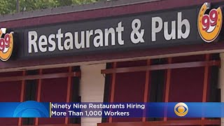 Ninety Nine Restaurants Hiring More Than 1,000 Workers