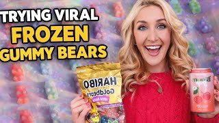 ARE THESE WORTH THE HYPE❔❗️❔ #viral #trend #gummybear #frozen #sweettooth #candy #diy #fun #soda