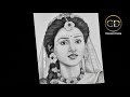 How to draw radha step by step pencil drawing  one pencil drawing  2b  easy drawing tutorial
