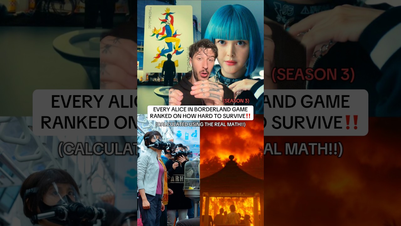 РЕЙТИНГ САМЫХ ОПАСНЫХ ИГР ALICE IN BORDERLAND 3 СЕЗОНА!! 