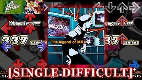【DDR EXT】 The legend of MAX [SINGLE DIFFICULT] 譜面確認＋クラップ