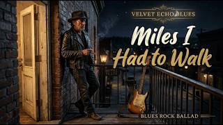 Velvet Echo Blues – Miles I Had to Walk | Blues Rock Ballad | Emotional Blues