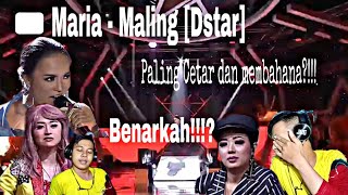 Reaction Maria - Maling[Dstar] | Menggelegar | Raih 3 So