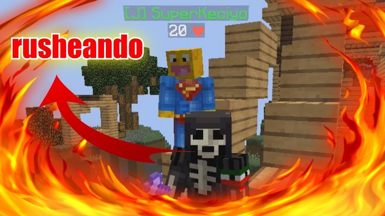 😃KECIYO y BETILLO MC RUSHEANDO❤ skywars minecraft.