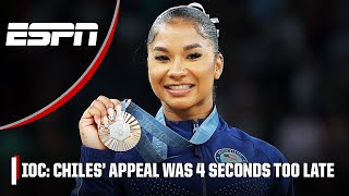 USOPC to appeal Jordan Chiles decision after IOC says bronze medal must be returned