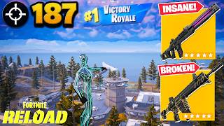 187 Elimination Squad "Ranked RELOAD” Gameplay Wins (Fortnite Chapter 7 High Ping)