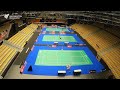 Opbygning af VICTOR DENMARK OPEN 2023-arenaen