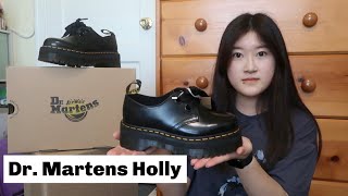 Dr. Martens Black Holly Oxford Shoes