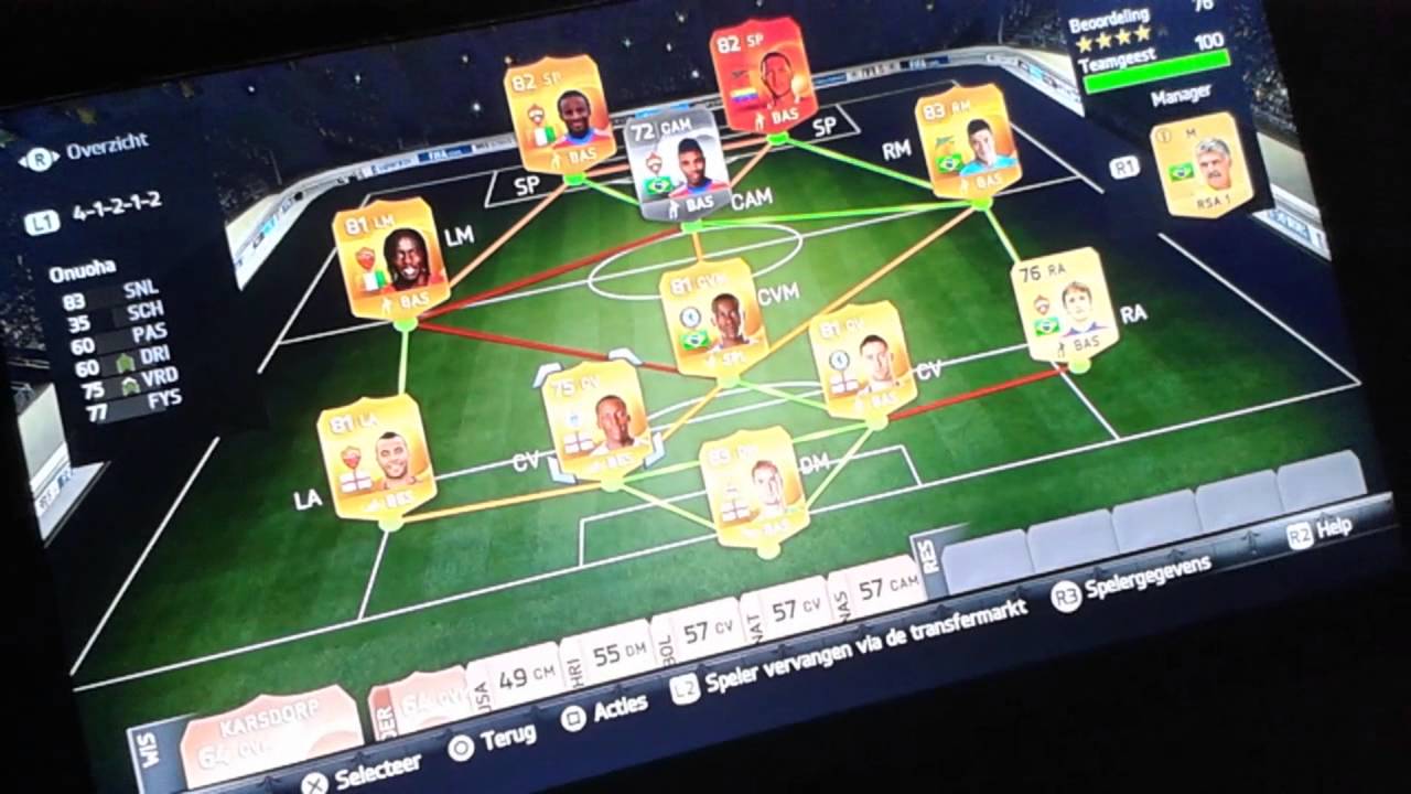 FIFA 15 Squad builder with motm rondon!