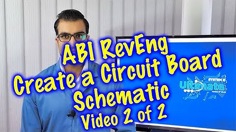 ABI RevEng - Generate a Circuit Board Schematic, Video 2 of 2