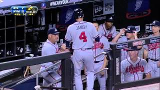 2013/07/24 Braves score on passed ball