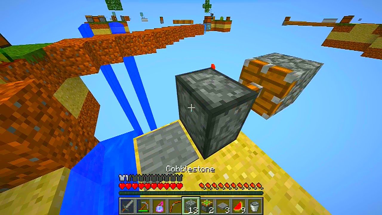 Minecraft SKYBLOCK WARRIORS #8 с набором (Minecraft PVP)