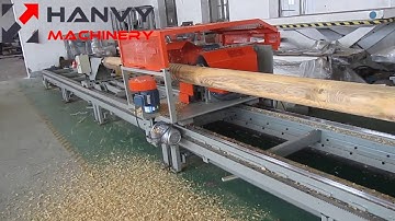 Log home machinery--log lathe