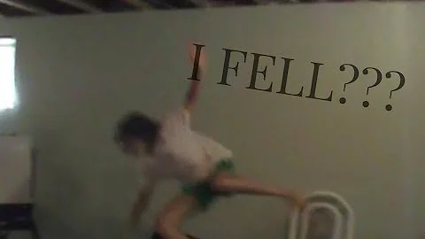 I fell...
