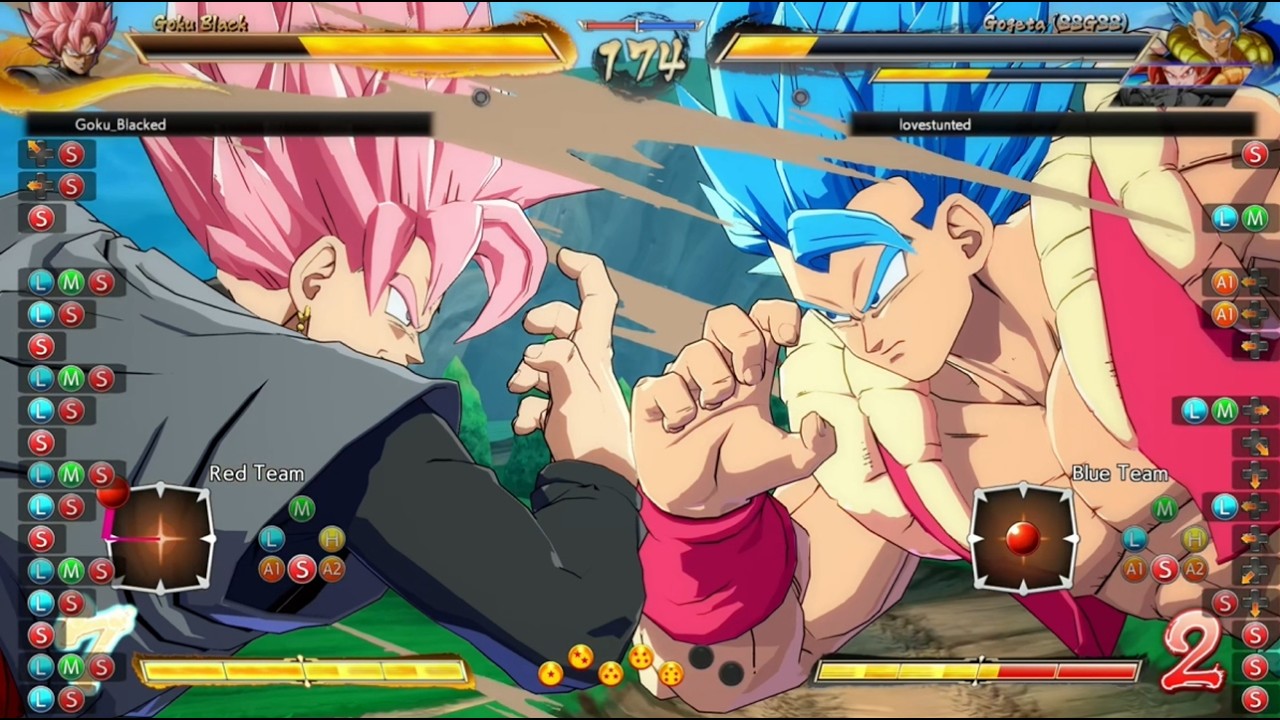 DBFZ Set: Blue Goku/Goku Black/Tien VS Gogeta Blue/SSJ4 Gogeta/Vegito Blue