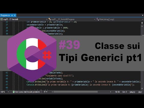 C# Tutorial - 39 Generic Types pt1 [2020]