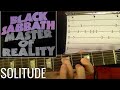 Solitude by BLACK SABBATH - Guitar Lesson - Beginners