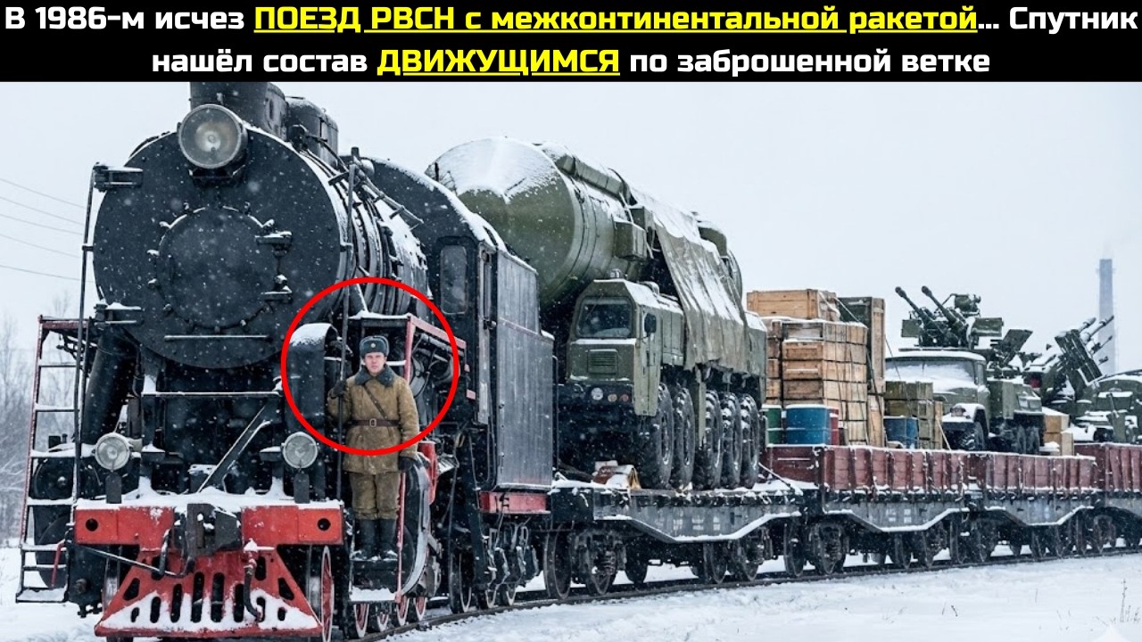 В 1986-м исчез ПОЕЗД РВСН с межконтинентальной ракетой... Его нашли ДВИЖУЩИМСЯ БЕЗ ЭКИПАЖА
