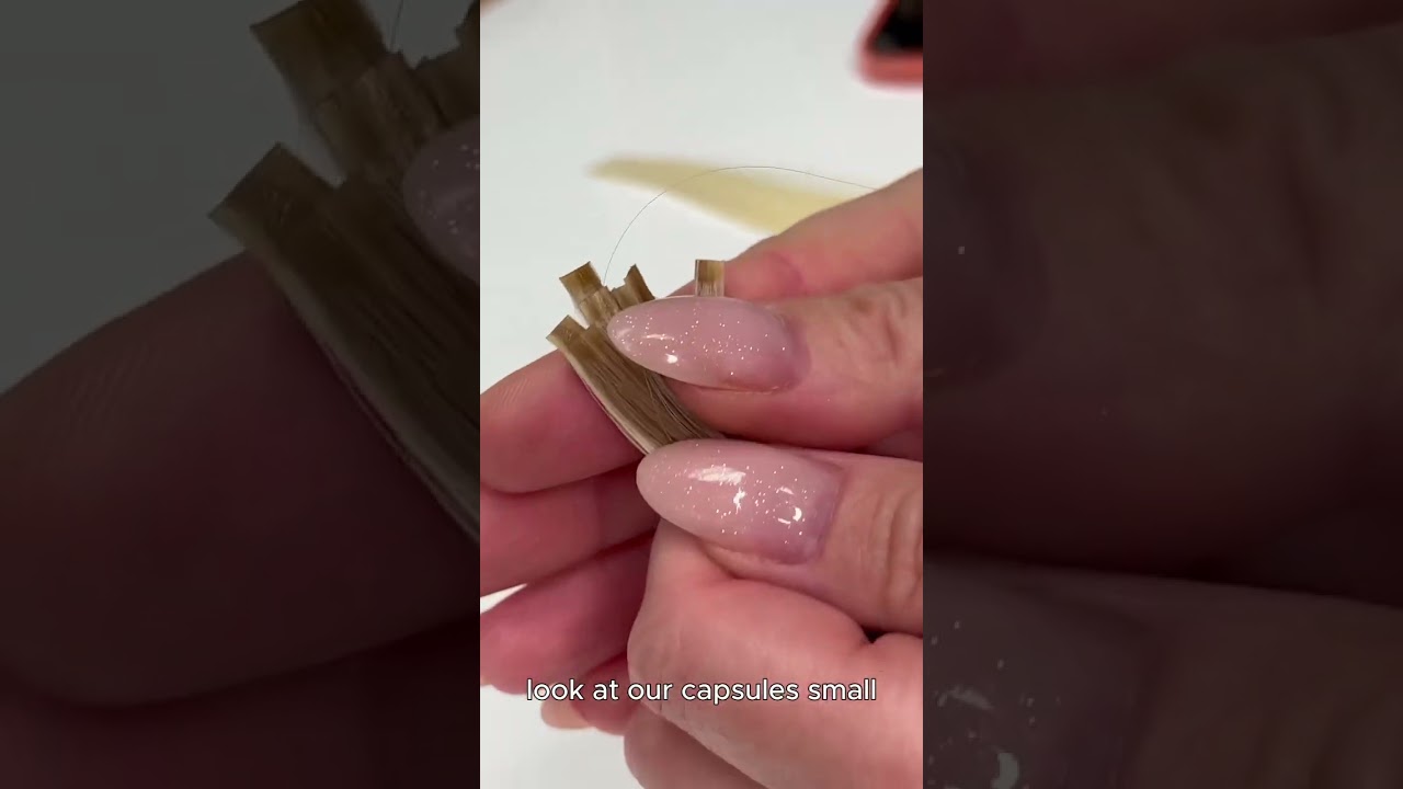 KTip hair extensions, small micro capsules in Los Angeles