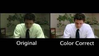 color correct split screen