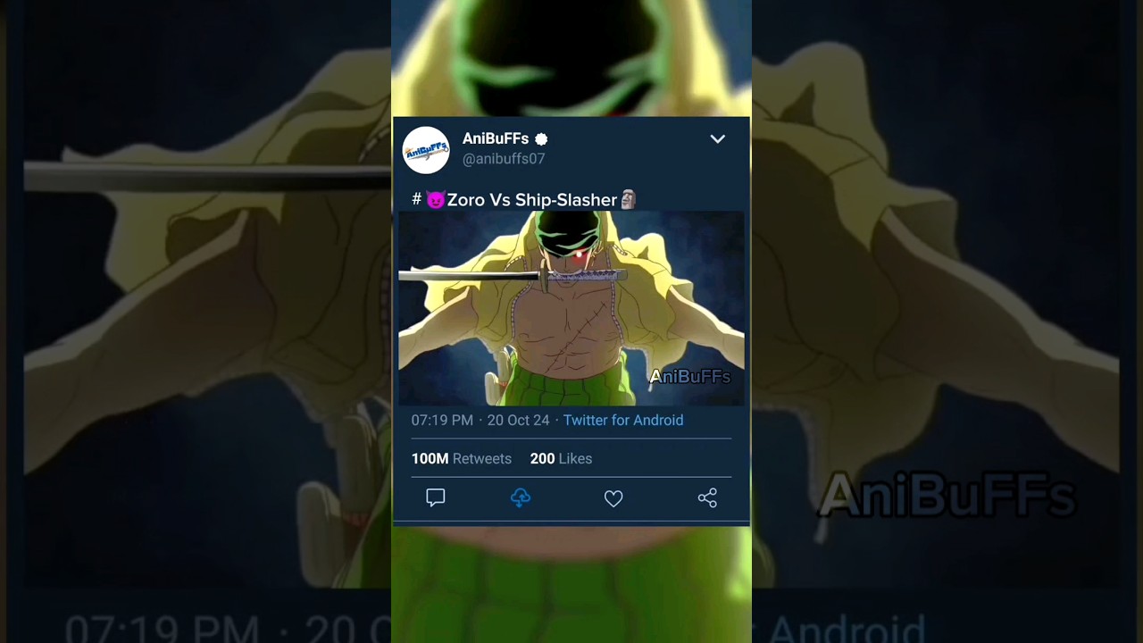 Zoro Vs Ship Slasher 👿🥵 