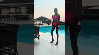 Exalted Fashion: Stunning Swimsuit Moments 🌊✨ #fashion #photoshoot #sexyswimwear