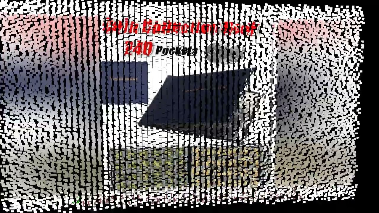 240 Pockets Coin Collection Holder PVC Penny Album Gifts Coin Collecting Album 10 Pages Coin Collect