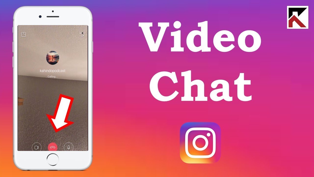 How To Video Chat On Instagram - YouTube