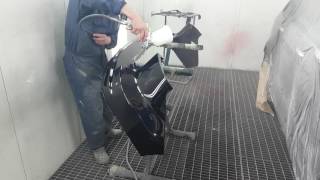 Auto dažymas. Iwata ws400 1.4 HD clearcoat PPG D880