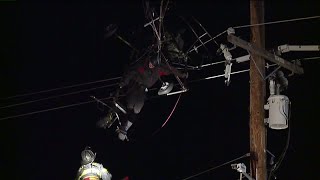Paraglider Trapped in Power Lines Near Northern California Airport