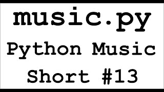 Algorithmic Counterpoint! (Python Music Short #13)