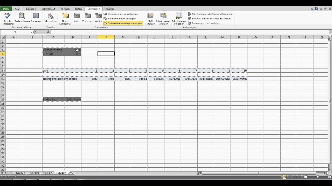 Blattschutz in Excel erstellen - Excel für Einsteiger - YouTube