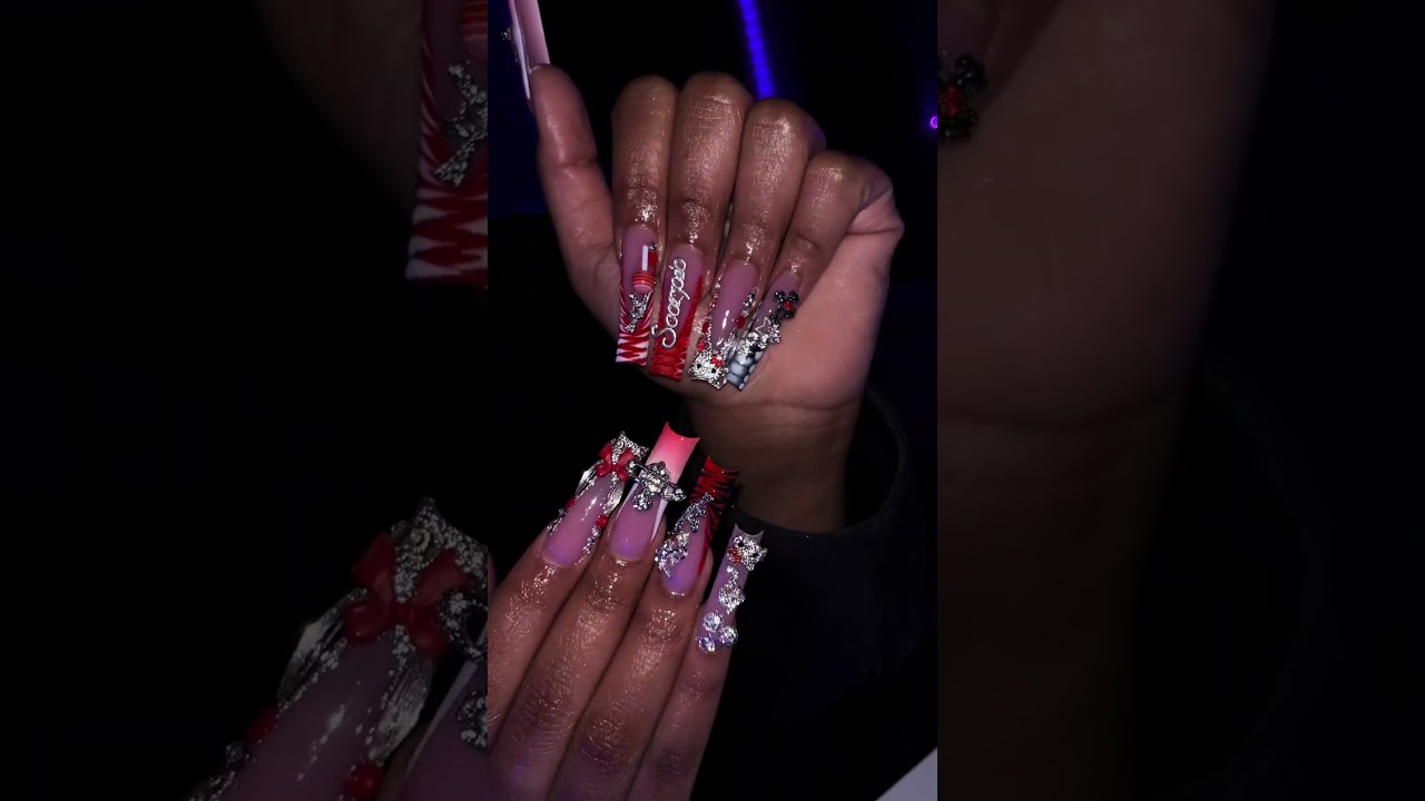 ♏ Scorpio Birthday Nail Set ✨ Zodiac Acrylic Nail Art