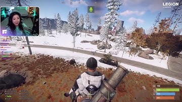 Fuslie successfully flies a helicopter without crashing ft. Ray__C - [OTV Rust "The Divide"]